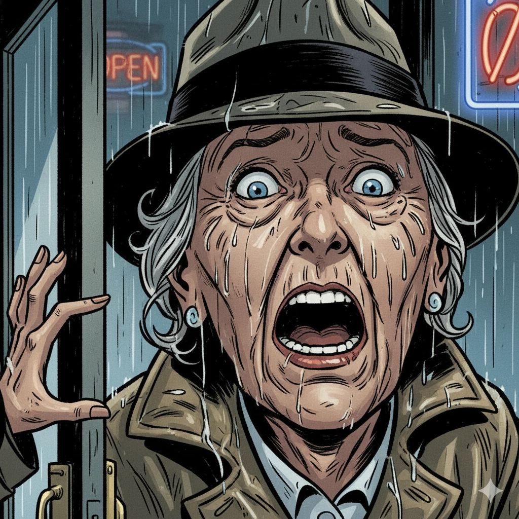 Diner at night - noir atmosphere